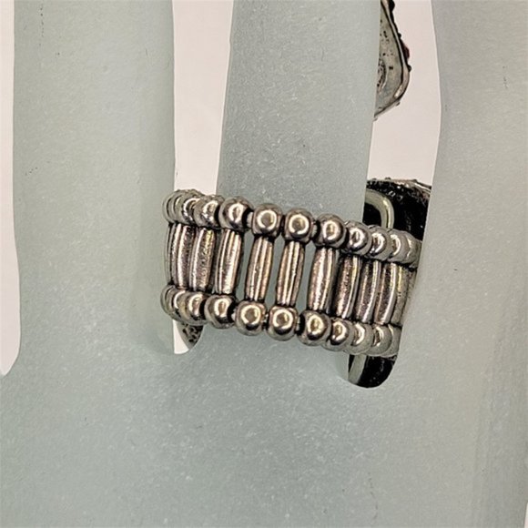 Large Snake Stretch Ring Statement Ring Animal Jewelry - Picture 6 of 12